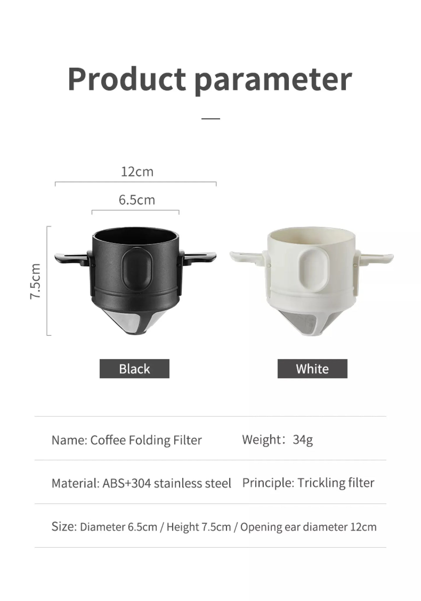 Stainless Steel Pour-Over Coffee Dripper