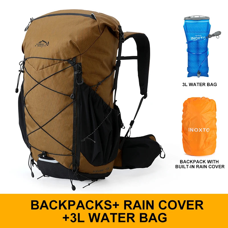 45L Hiking Internal Frame Backpack | Rain Cover, Lightweight