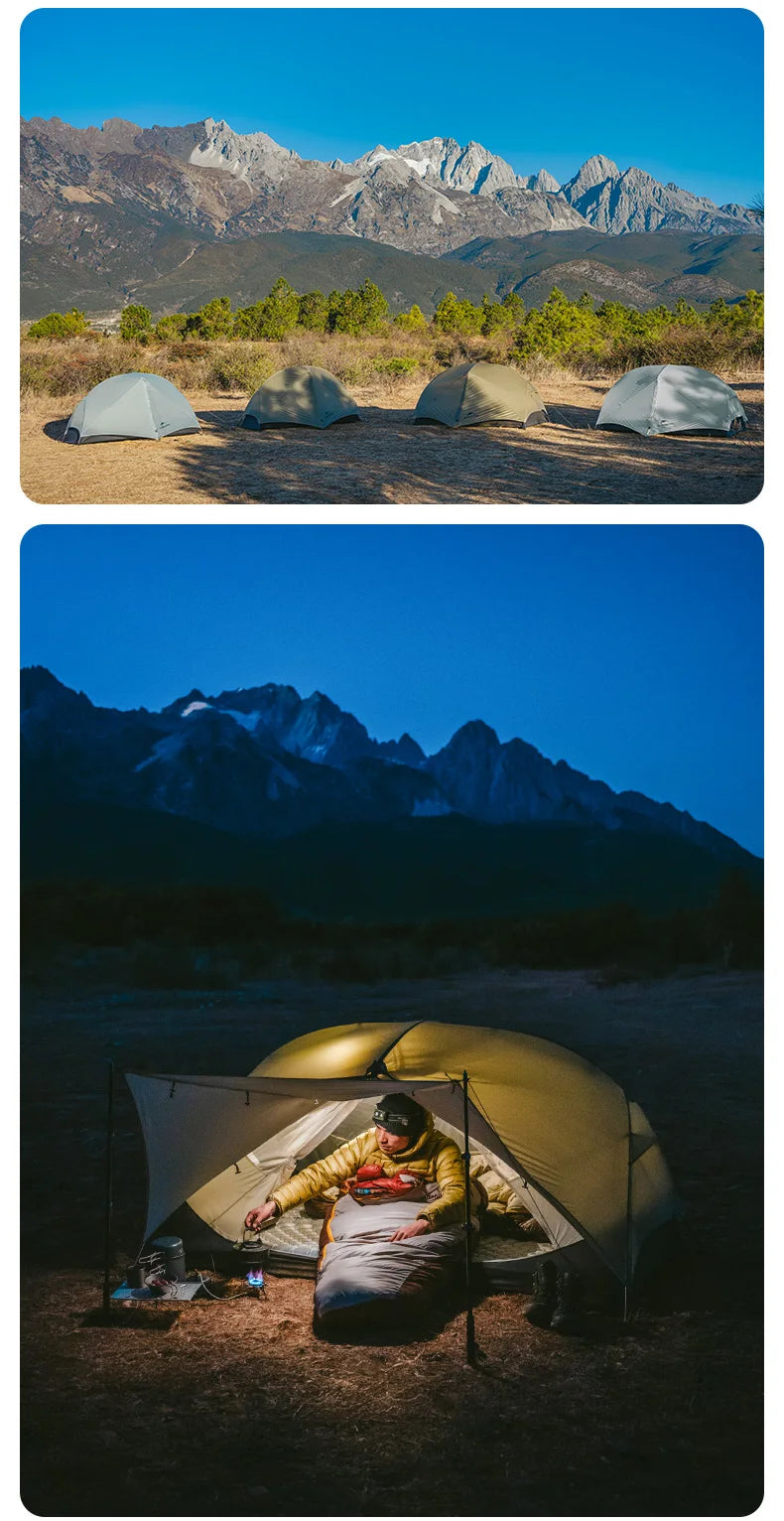 Naturehike Mongar 2 UL/PRO Tent | Ultralight 15D Backpacking 1-2 Person