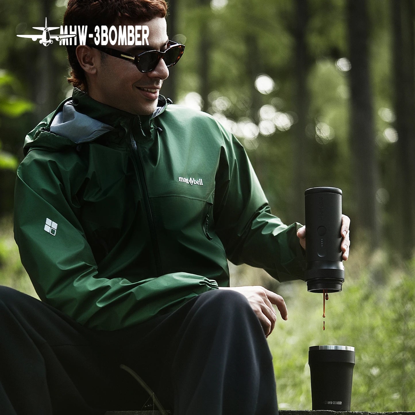 MHW-3BOMBER X-Press58 Portable Espresso Machine — USB Electric, 58mm, Travel & Camping Coffee Maker