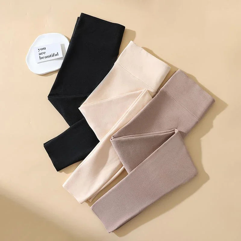 Women Thermal Underwear Winter Long Sleeve Bottoming Top Seamless Thick Double Layer Warm Lingerie Woman 2 Pcs Set Sleepwear/602