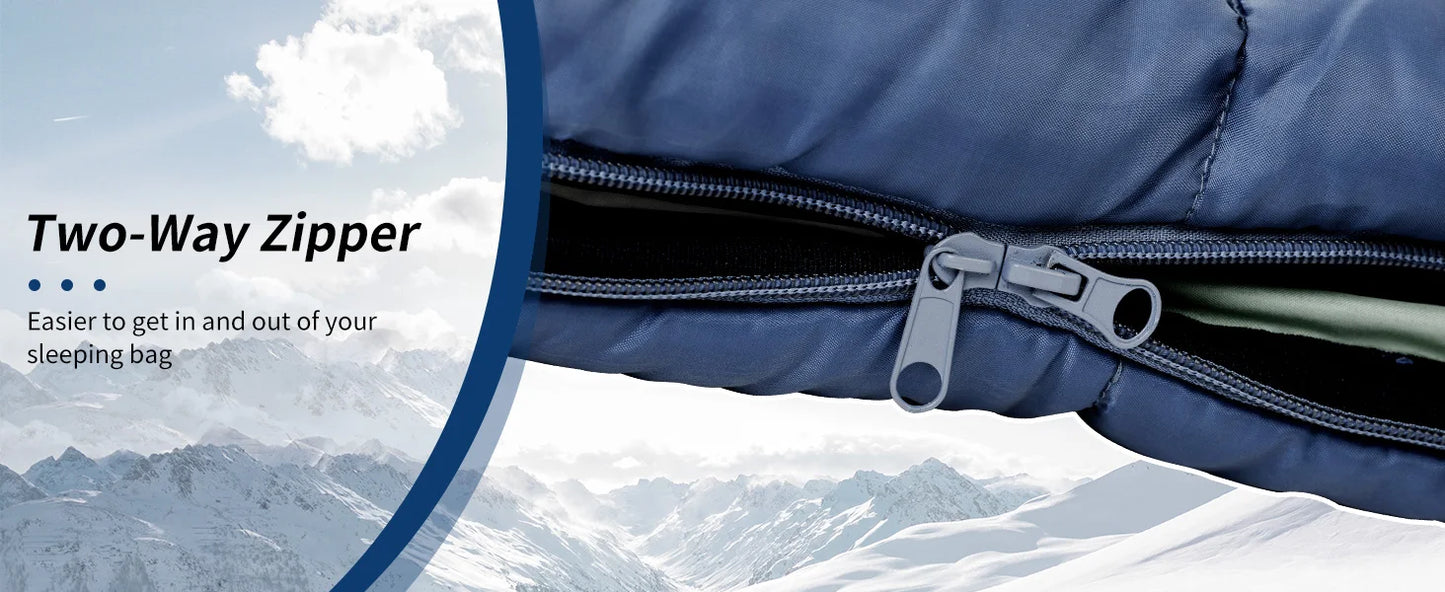 Naturehike Mummy Sleeping Bag | Winter Rated -12°C Lightweight MJ300/MJ600