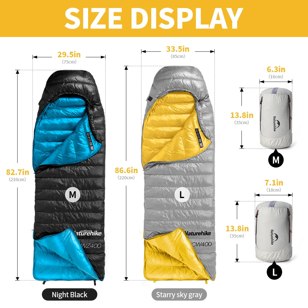 Naturehike Duck Down Winter Sleeping Bag