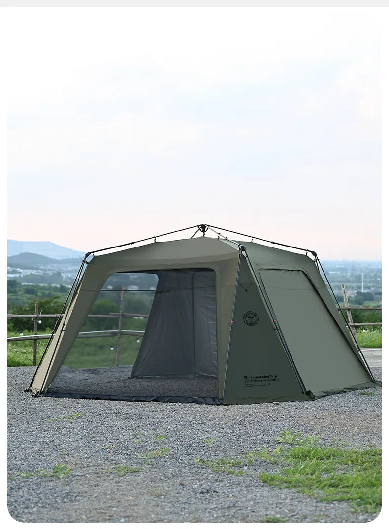 ShineTrip Oversized Dome Tent | Quick Setup 3-4 Person Waterproof Camping