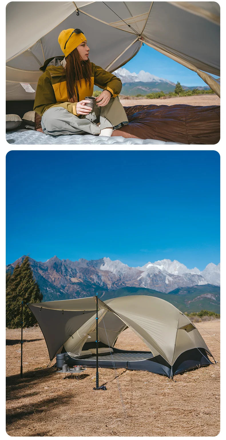 Naturehike Mongar 2 UL/PRO Tent | Ultralight 15D Backpacking 1-2 Person