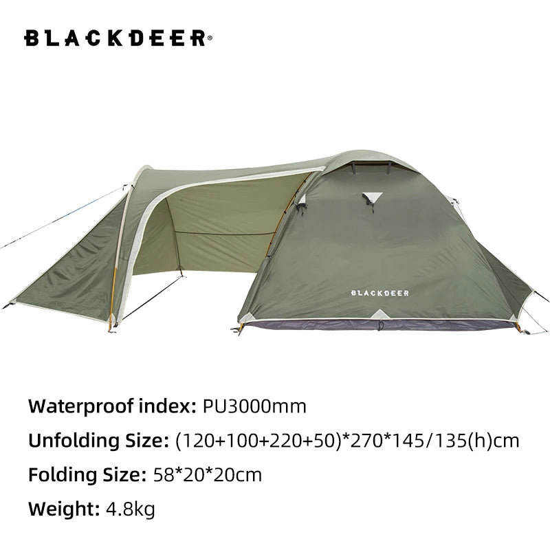 Blackdeer Archeos 2-3 Person | 4-Season Winter Skirt Tent Waterproof