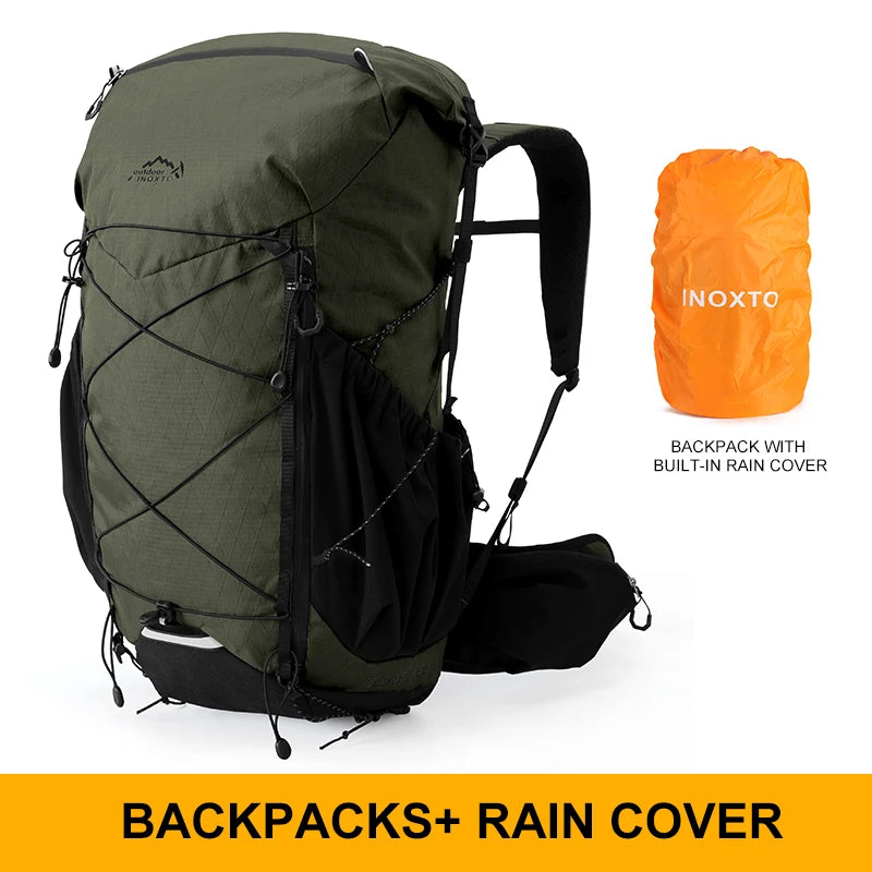 45L Hiking Internal Frame Backpack | Rain Cover, Lightweight