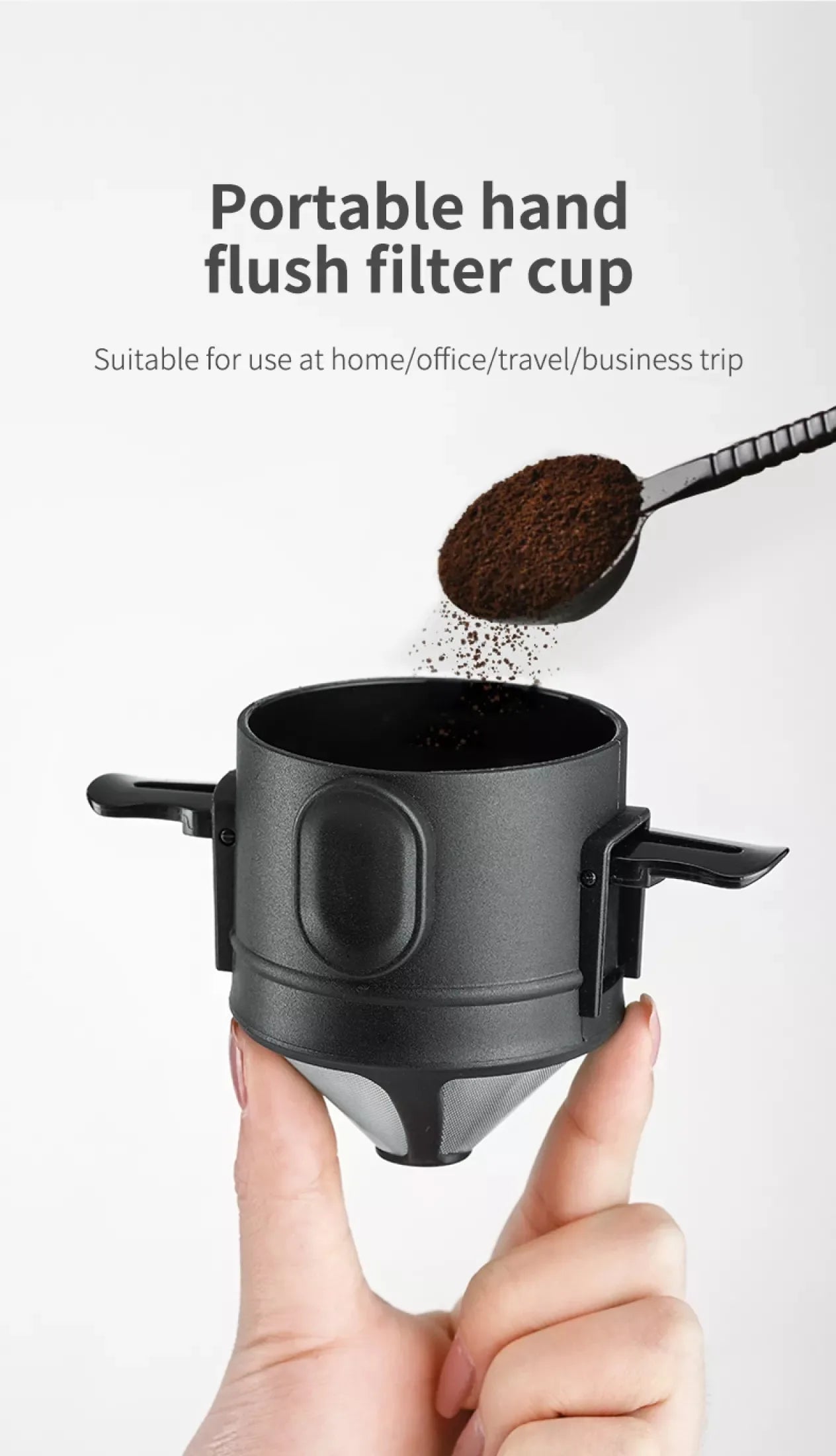 Stainless Steel Pour-Over Coffee Dripper