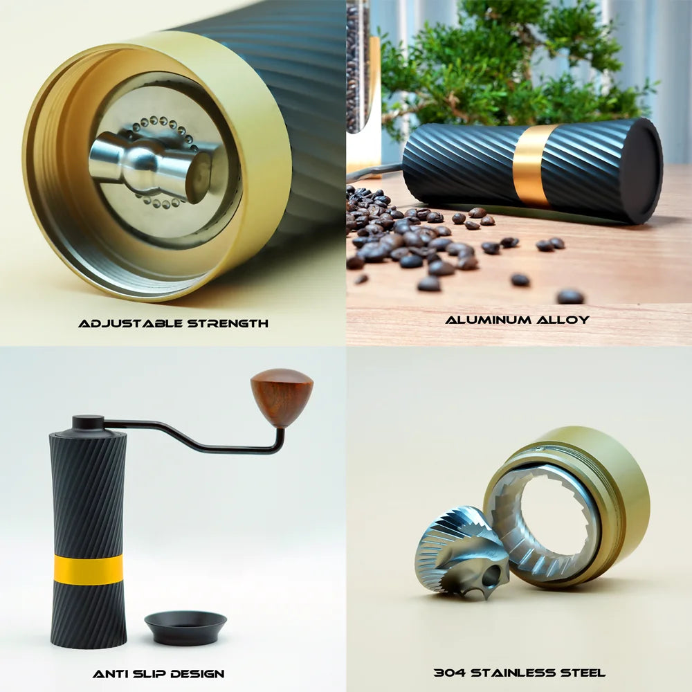 Manual Coffee Grinder with Alloy Blade