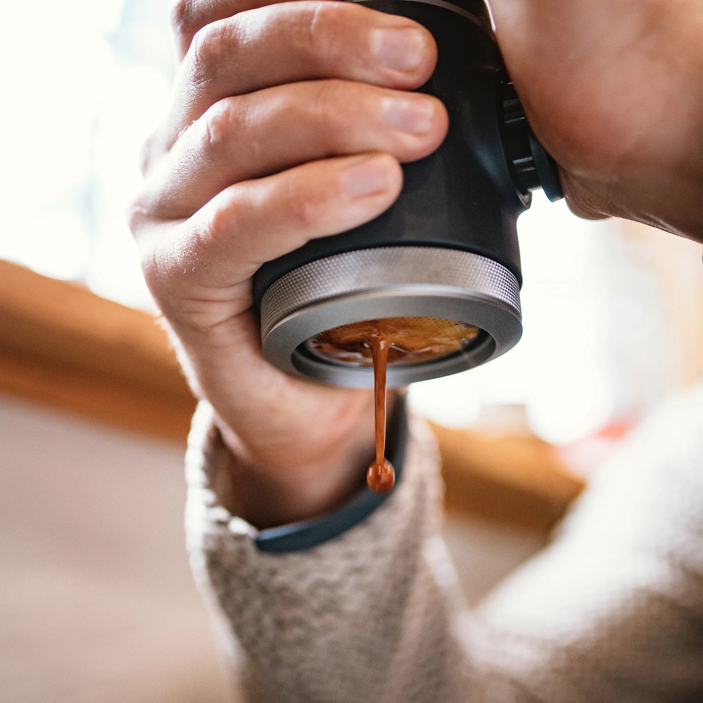 WACACO Picopresso Portable Espresso Maker — 18-Bar Pressure, Compact Travel Coffee Machine
