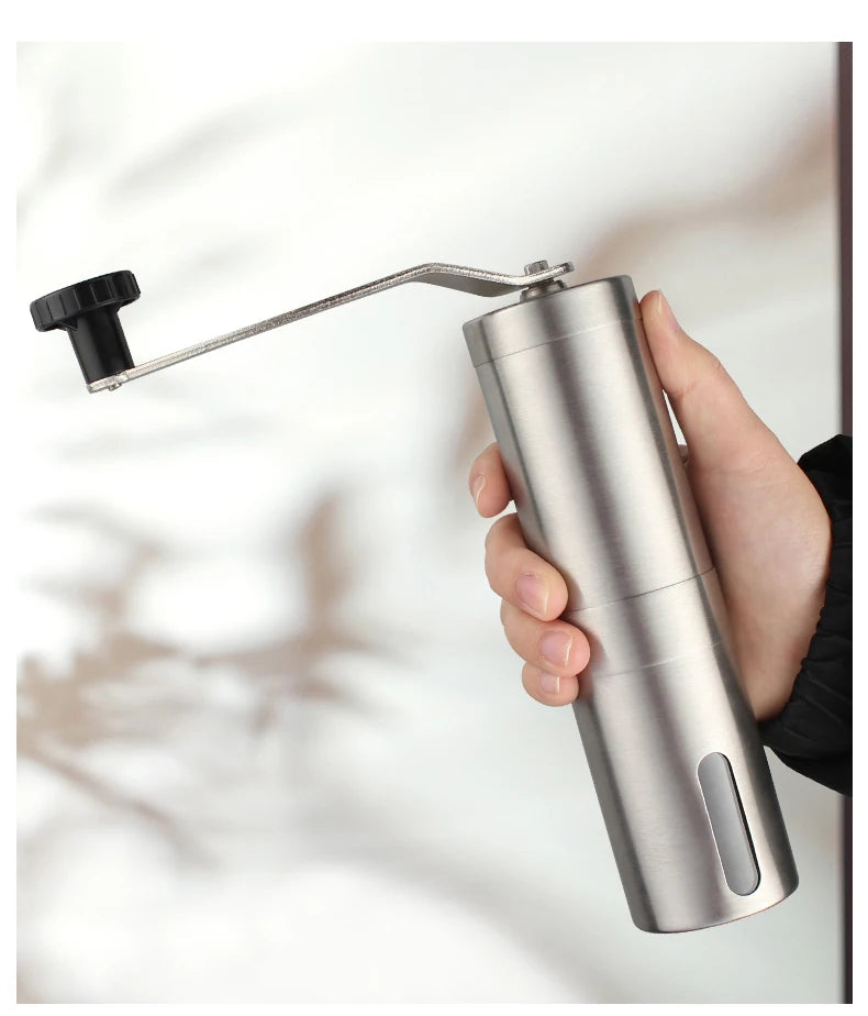 Portable Manual Coffee Grinder with Ceramic Burr
