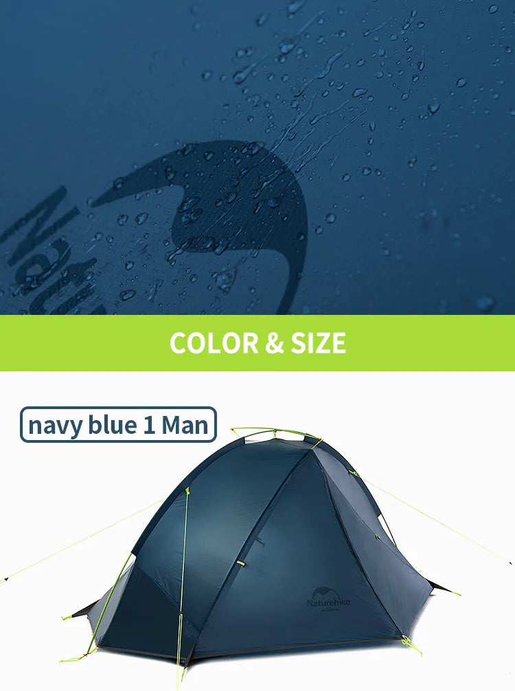 Naturehike Tagar Ultralight Hiking Tent Outdoor Summer Lightweight Camping Rainproof 1-2 Person Tent