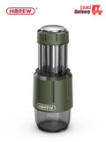 HiBREW H4D 2-in-1 hand-press portable espresso maker for capsules and ground coffee
