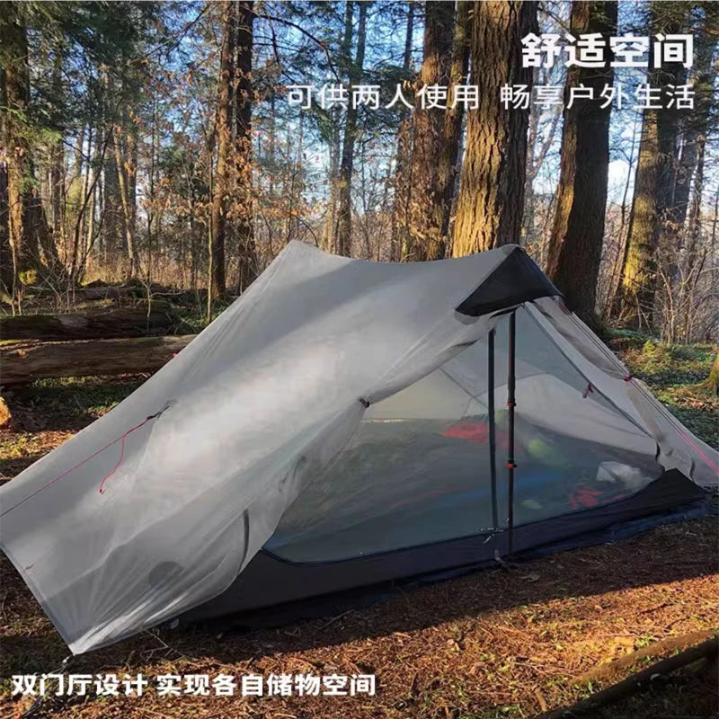 FLAME'S CREED LanShan 2 Person Tent | Ultralight 15D Silnylon Camping