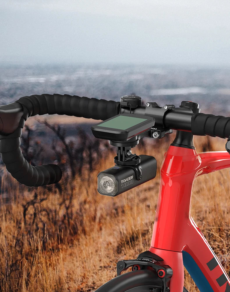 TOAGER 1000LM Bike Light Front Lamp Type C Rechargeable LED 21700 4500mAh Bicycle Light IPX6 Bicycle headlights Bike Accessories