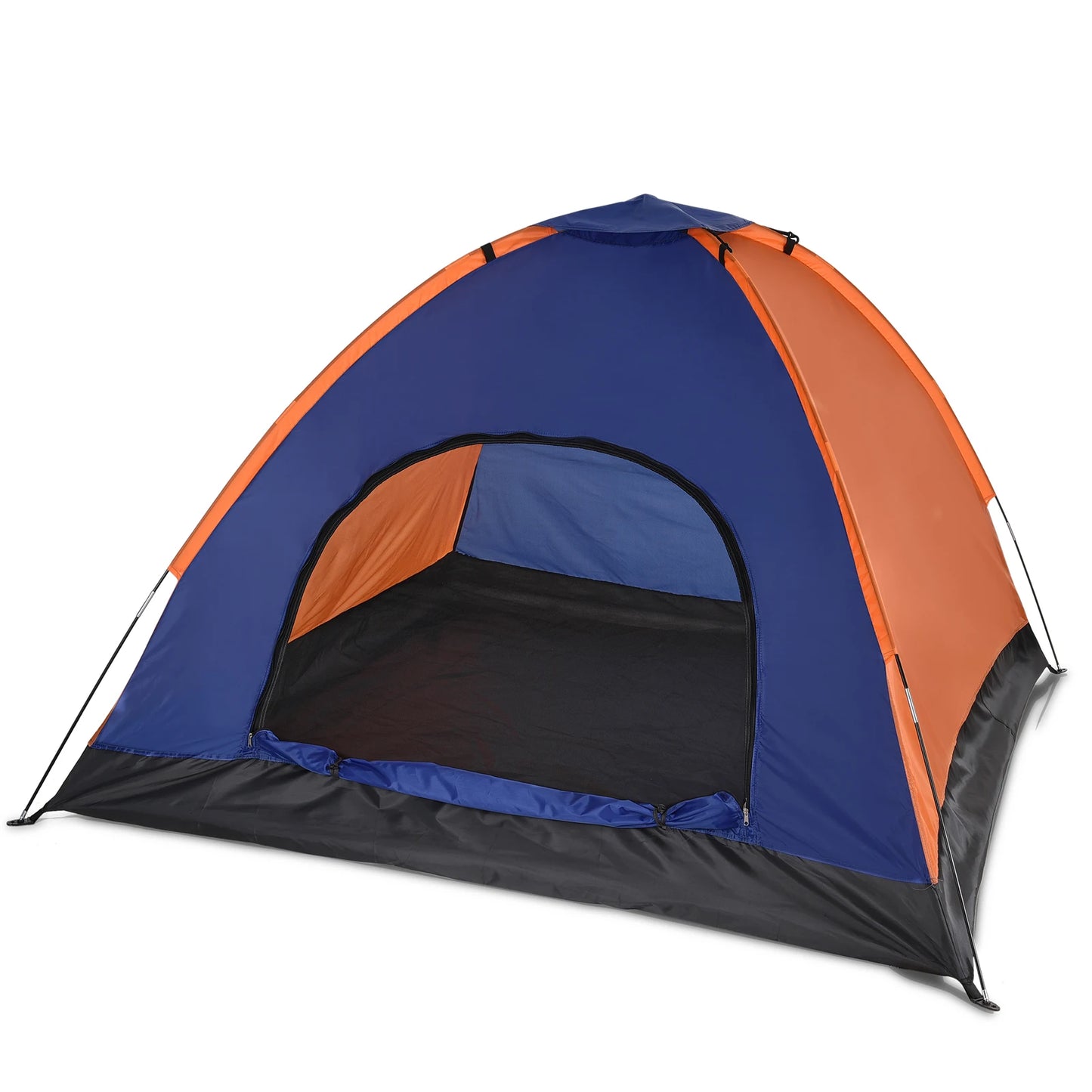 3-4 Person Lightweight Camping Tent | Rain Fly, Fiberglass Poles