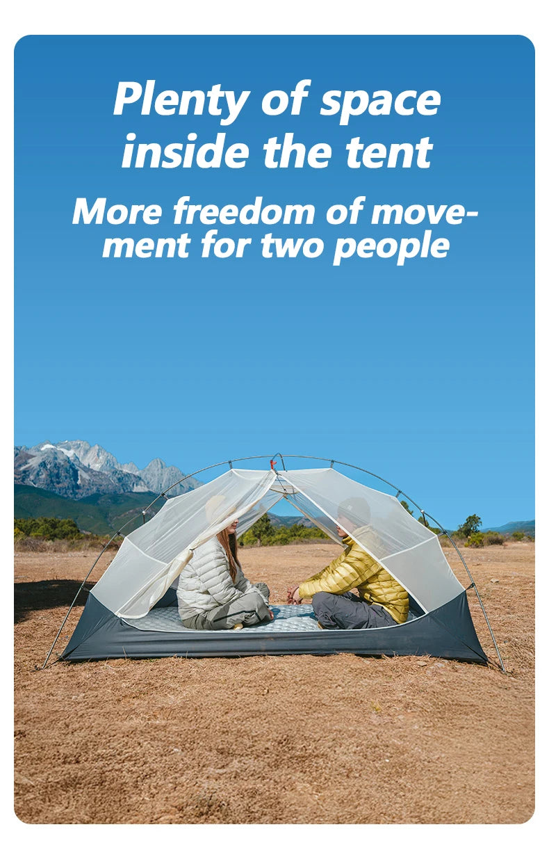 Naturehike Mongar 2 UL/PRO Tent | Ultralight 15D Backpacking 1-2 Person
