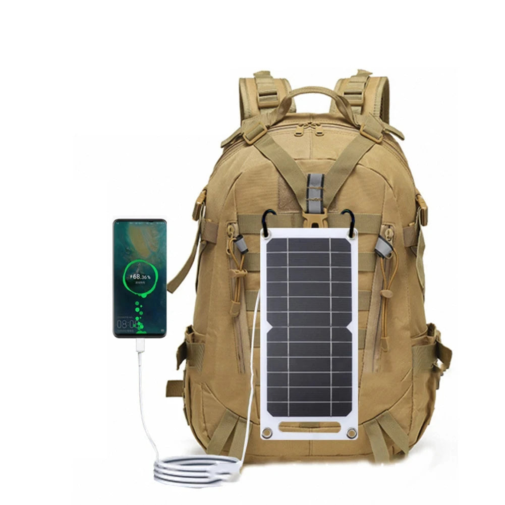 30W Sunpower Portable Solar Panel 5V Solar Plate WithUSB Safe Stabilize Charger ForPower Bank Phone Outdoor Camping Home RV Gift