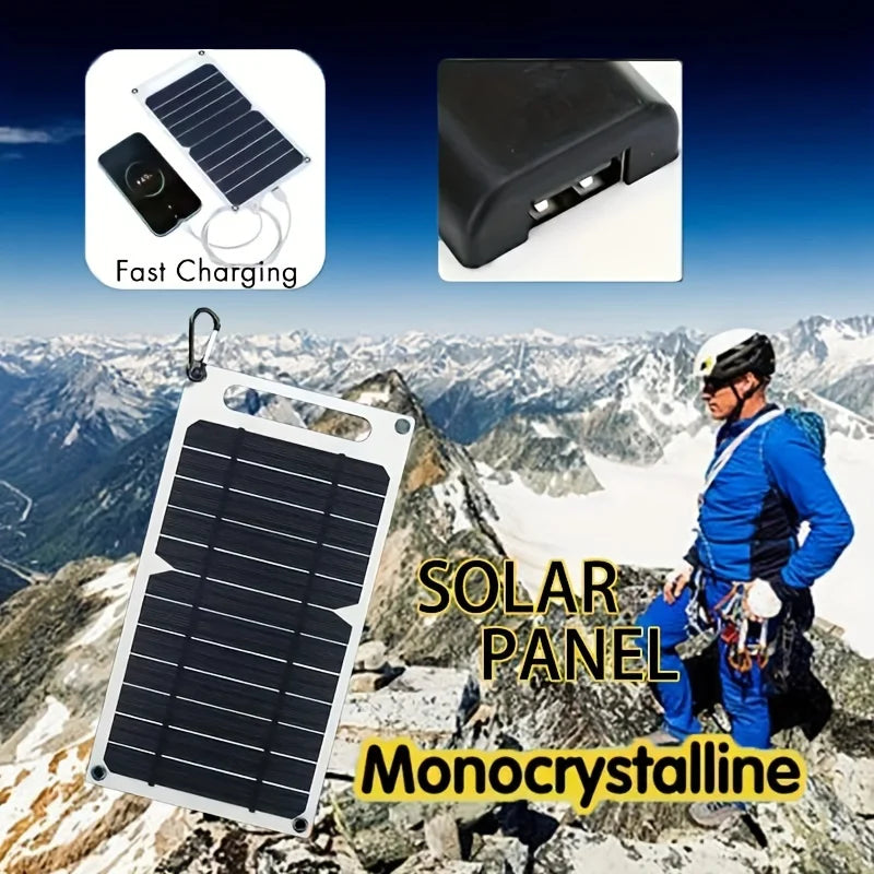 30W Sunpower Portable Solar Panel 5V Solar Plate WithUSB Safe Stabilize Charger ForPower Bank Phone Outdoor Camping Home RV Gift