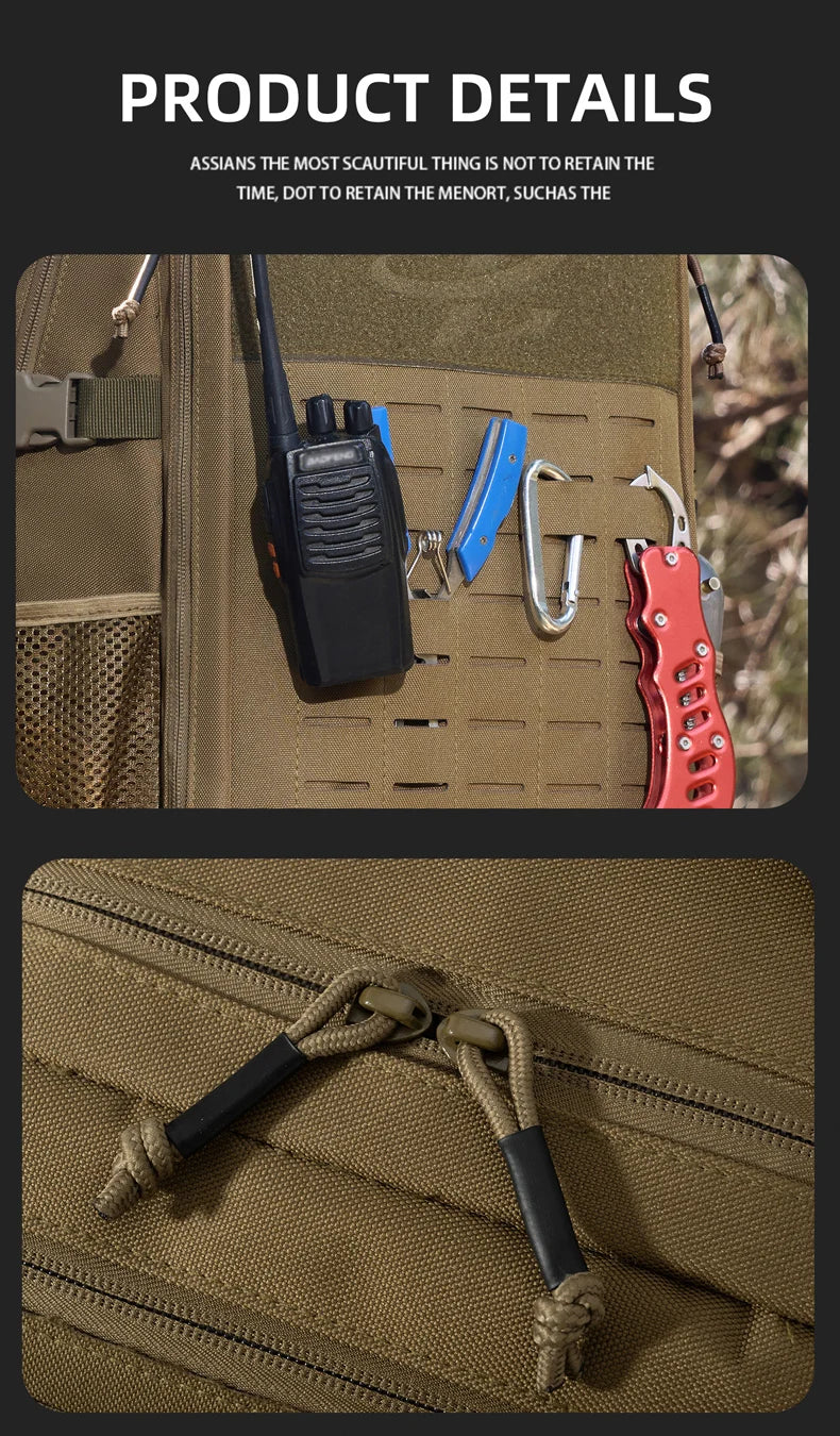 Scione Tactical MOLLE Backpack | Climbing, Hiking, Hunting, All-Season