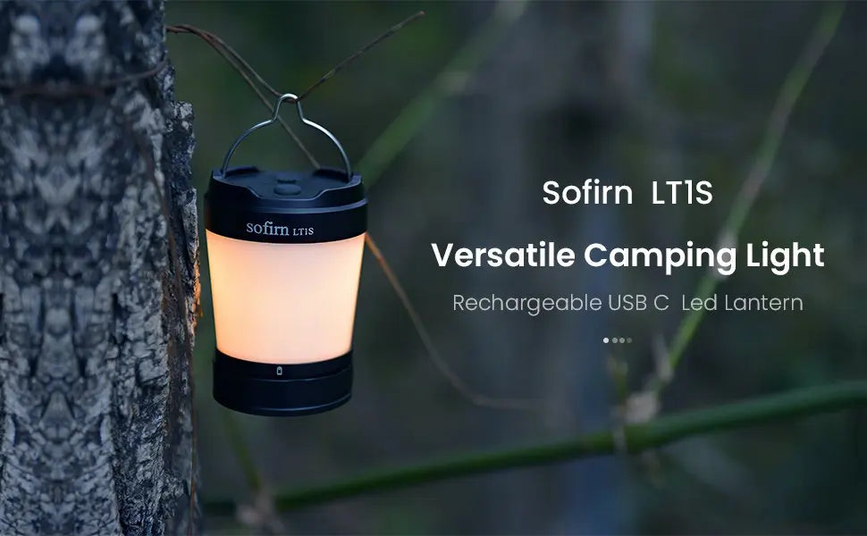 Sofirn LT1S LED Camping Lantern | 2700K-6500K Tunable, USB-C, Military-Grade
