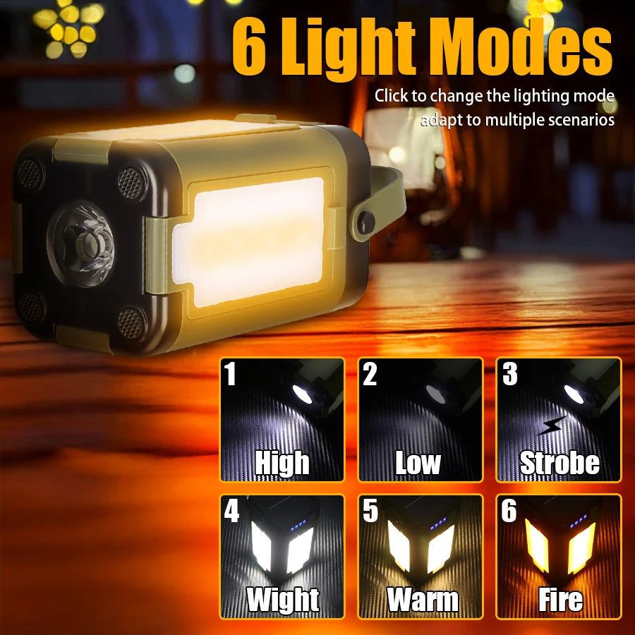 4-Leaf Solar Camping Lantern — Foldable Rechargeable Warm Tent Light & Emergency Torch