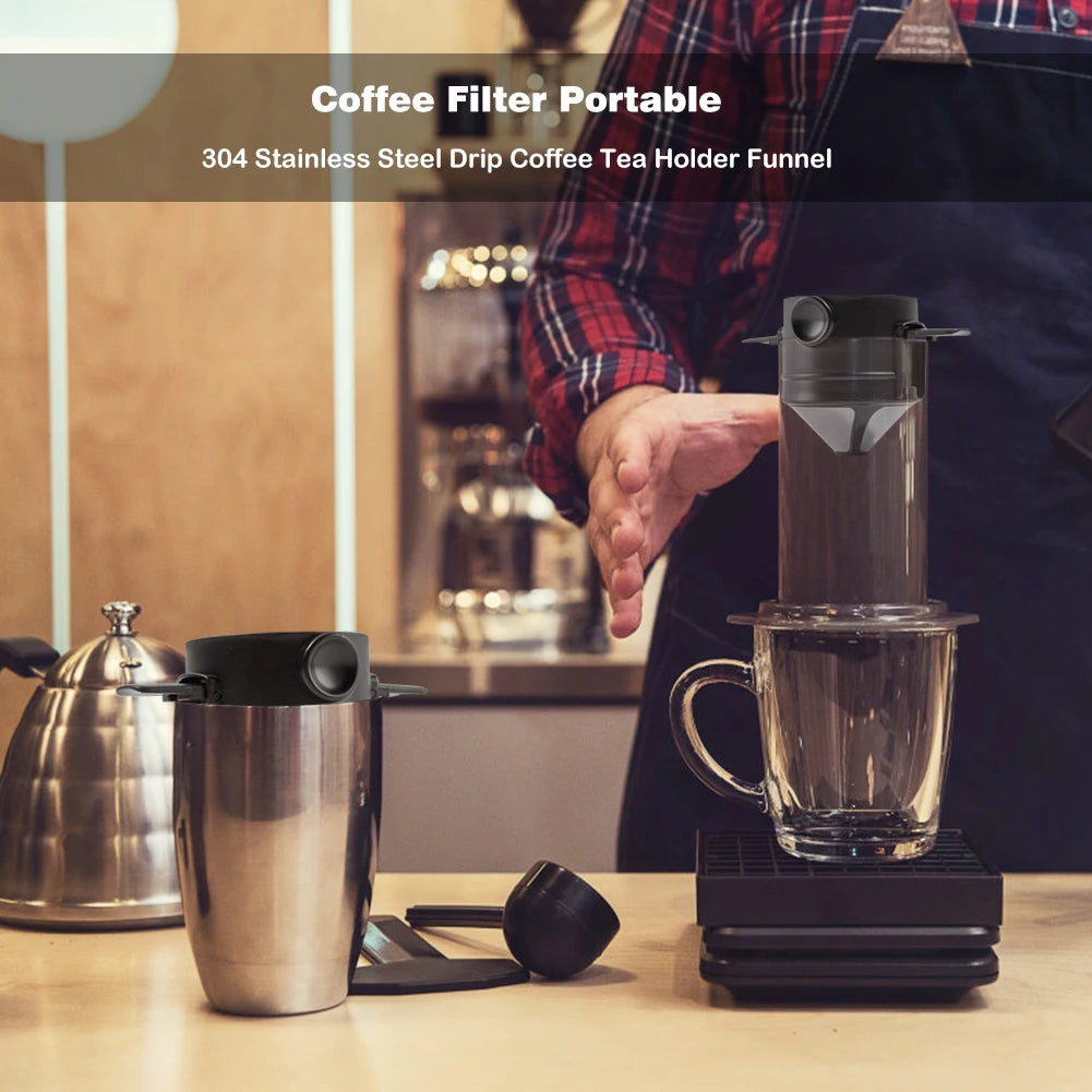 Stainless Steel Pour-Over Coffee Dripper