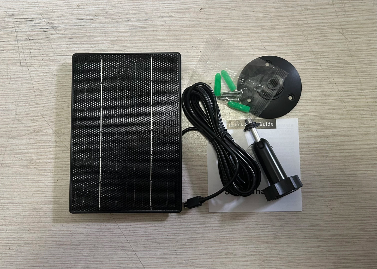 10W 5V Solar Battery Charger For Security Camera Portable Solar Power Panel With Micro USB Type-C Output Solar Panel Charger Kit