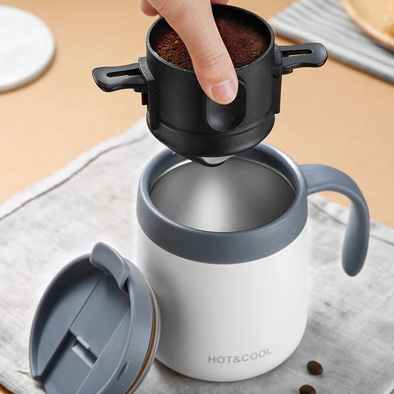 Stainless Steel Pour-Over Coffee Dripper