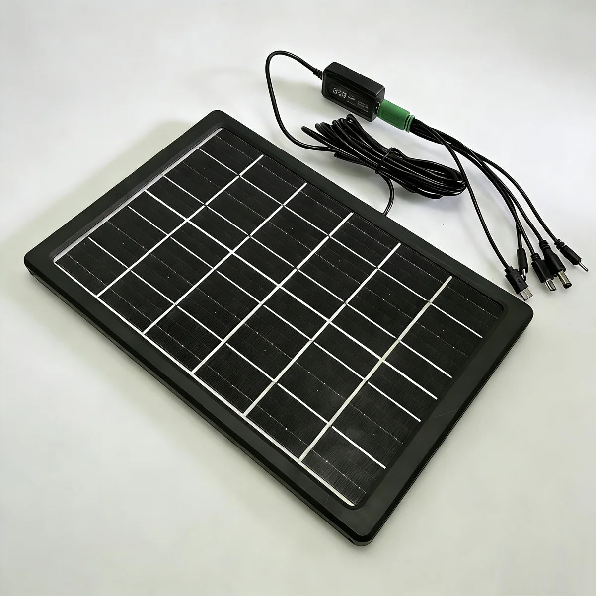 10W 5V Solar Battery Charger For Security Camera Portable Solar Power Panel With Micro USB Type-C Output Solar Panel Charger Kit