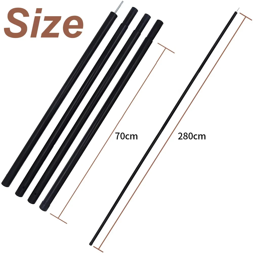 4.4x6m Oxford Camping Tarp | 3000mm Waterproof, UV Shield, 12 Anchor Points