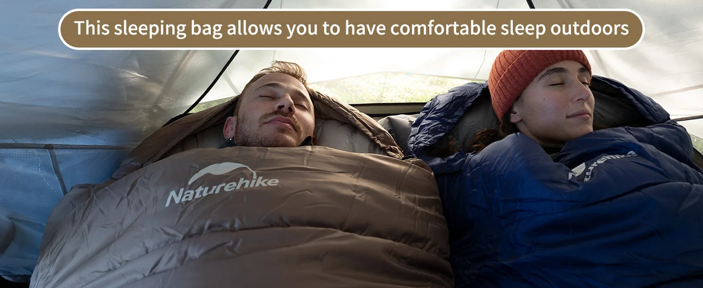 Naturehike Mummy Sleeping Bag | Winter Rated -12°C Lightweight MJ300/MJ600
