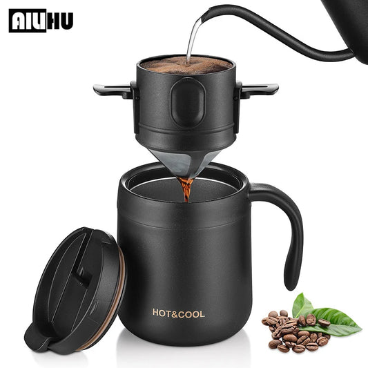 Stainless Steel Pour-Over Coffee Dripper