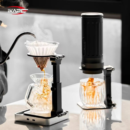 IKAPE foldable portable pour-over coffee stand for Hario, AeroPress and Kapo K2
