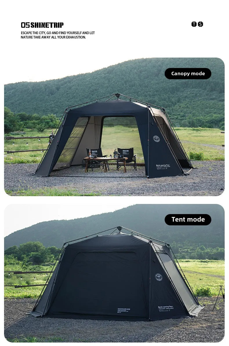 ShineTrip Oversized Dome Tent | Quick Setup 3-4 Person Waterproof Camping