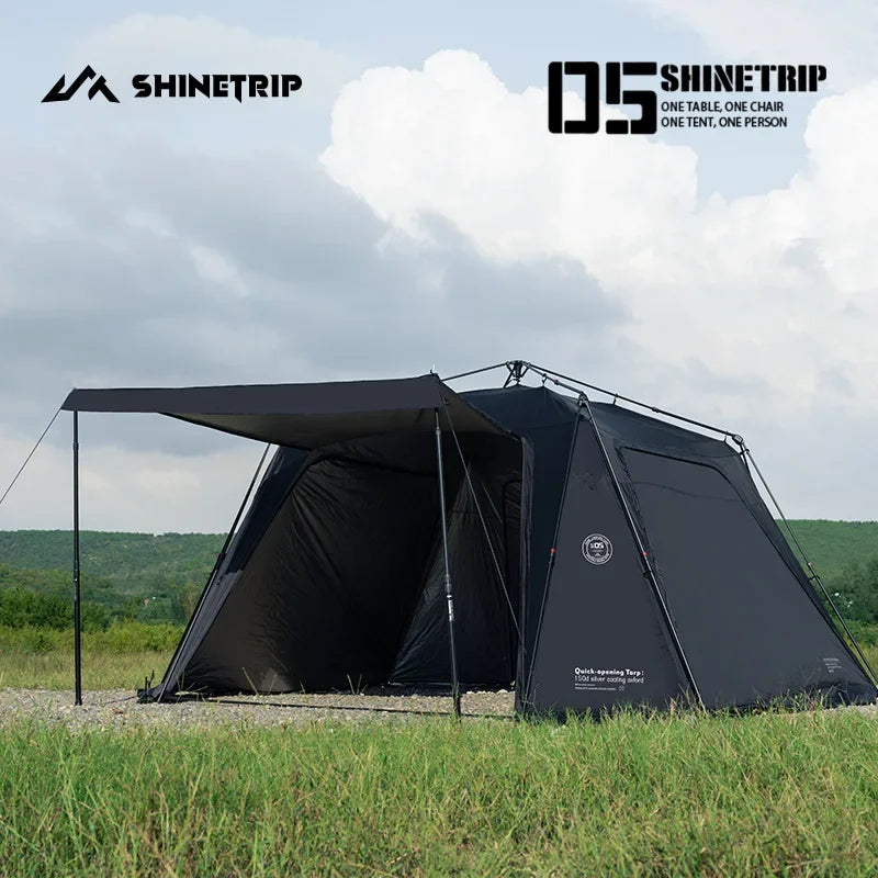 ShineTrip Auto Dome 05 Tent | Quick Setup, 4-Season, Silver UV