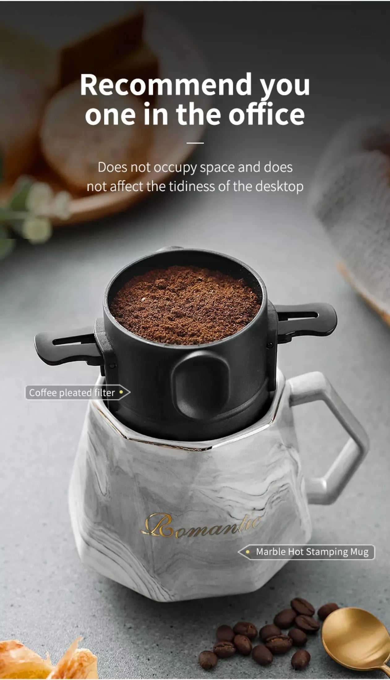 Stainless Steel Pour-Over Coffee Dripper