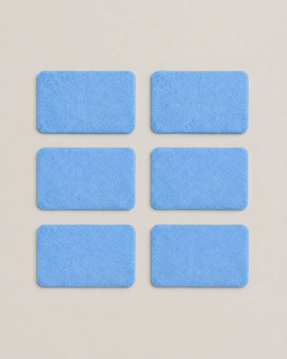 Six blue mosquito-repellent pads for the AH06 camping lantern