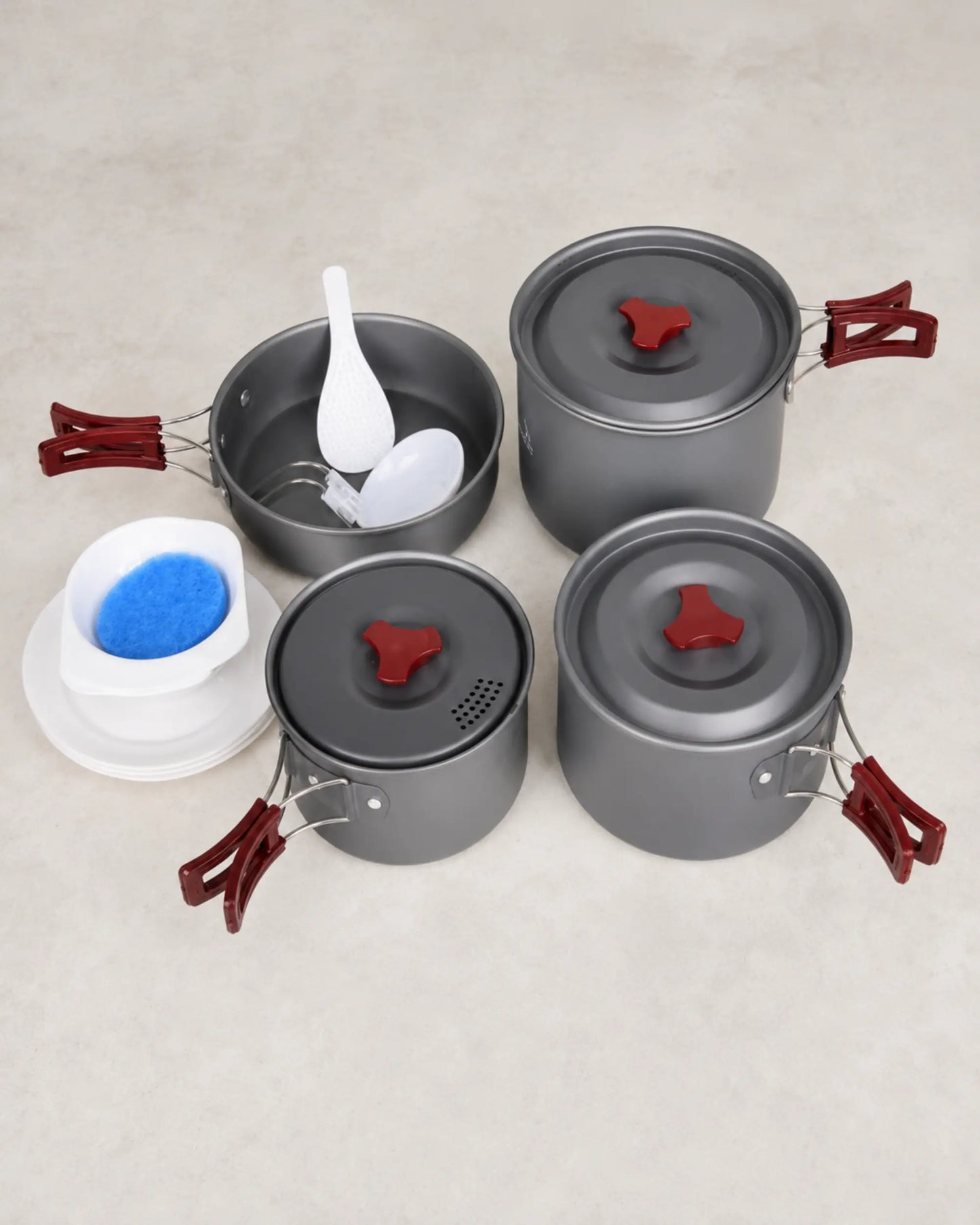 Fire-Maple package 206 group cookware with three pots and one frying pan