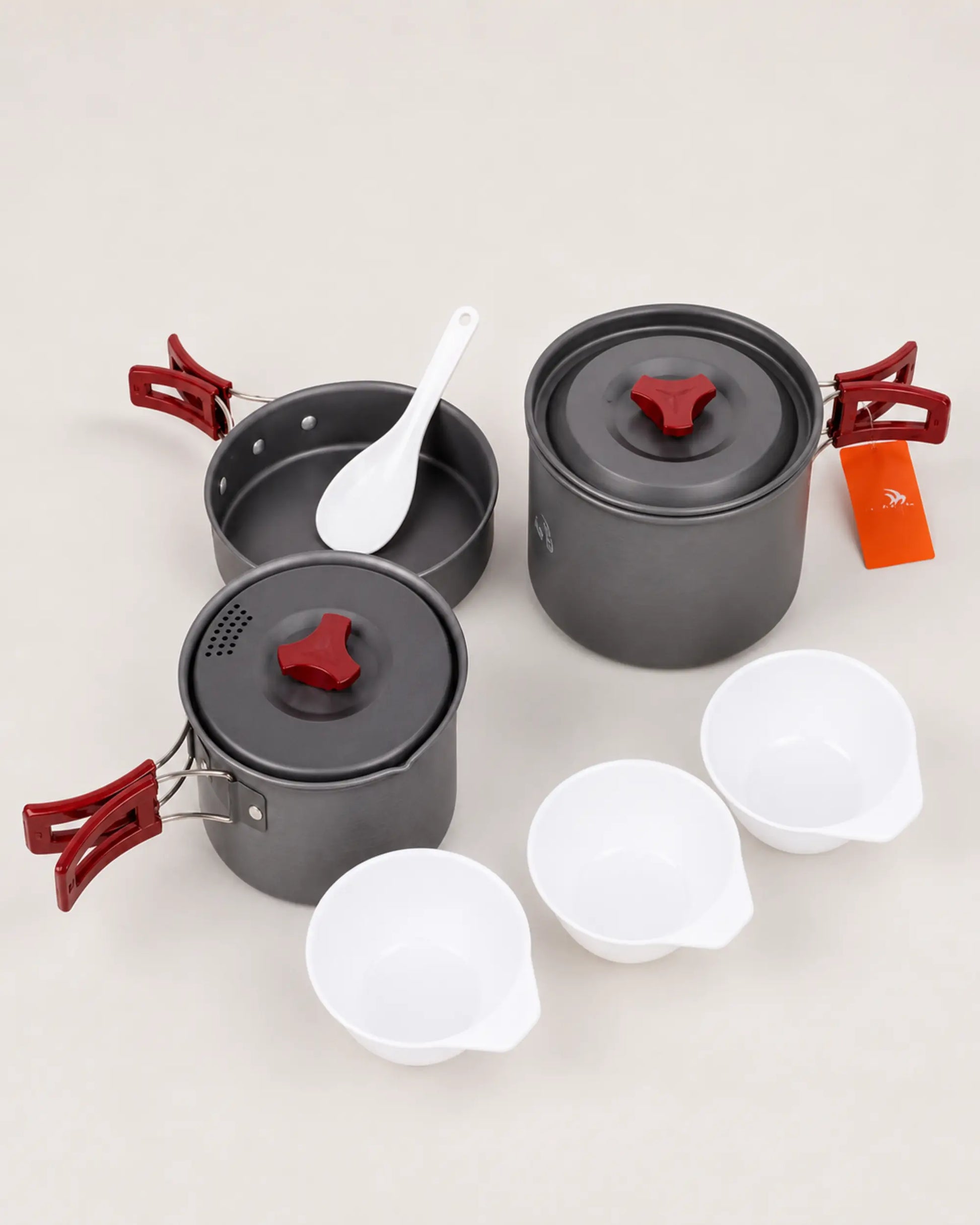 Fire-Maple package 202 camping cookware set photographed from the right