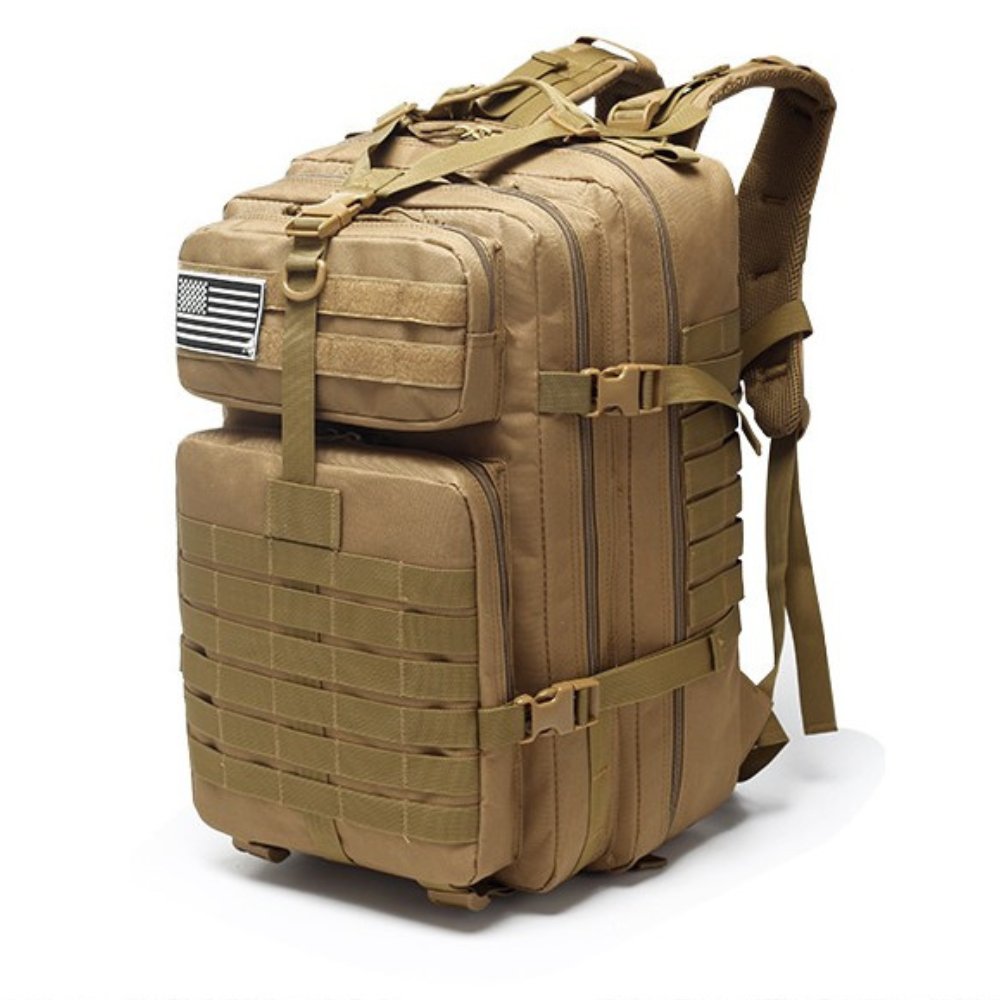 42L Tactical Backpack | MOLLE System, Waterproof & Rip-Proof