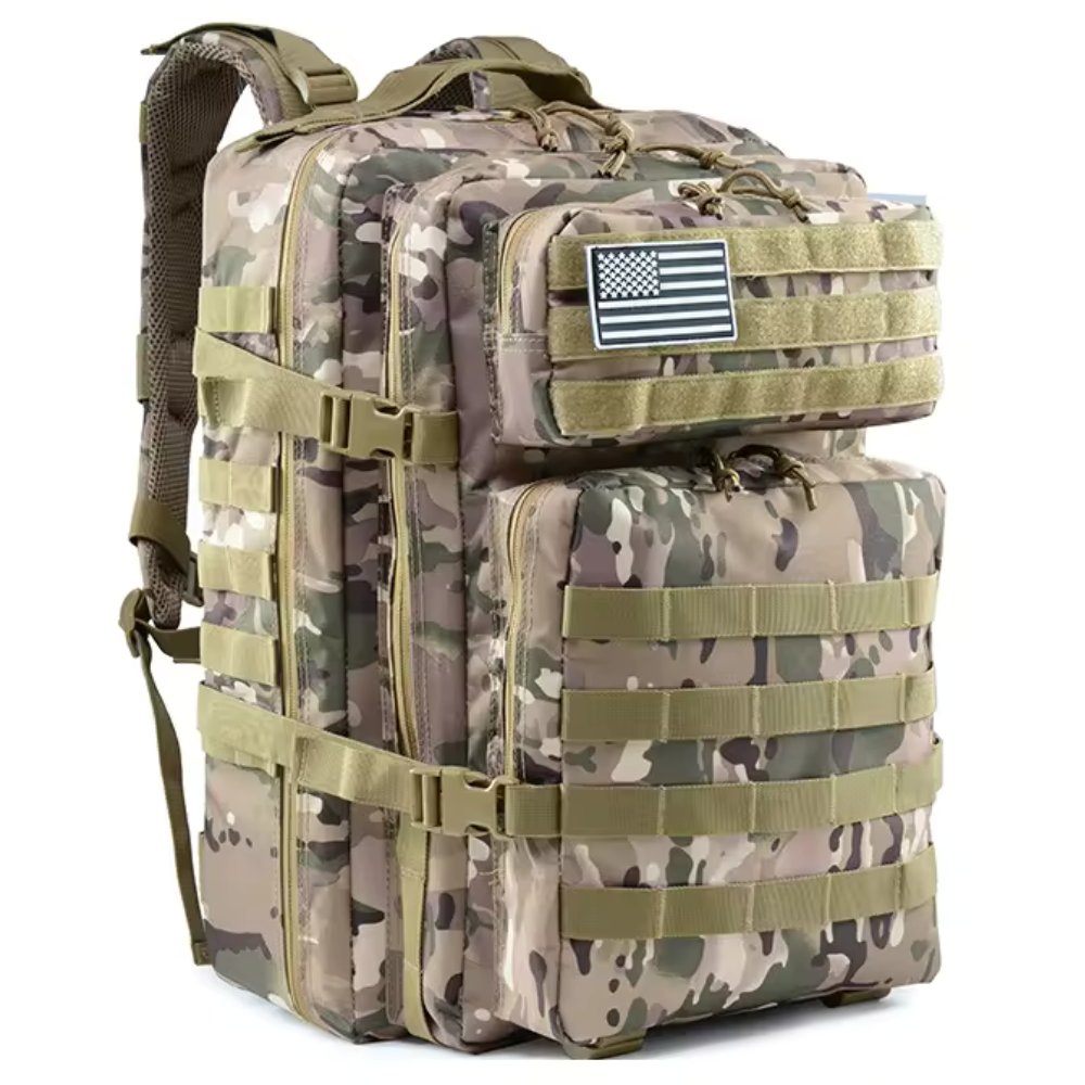 42L Tactical Backpack | MOLLE System, Waterproof & Rip-Proof